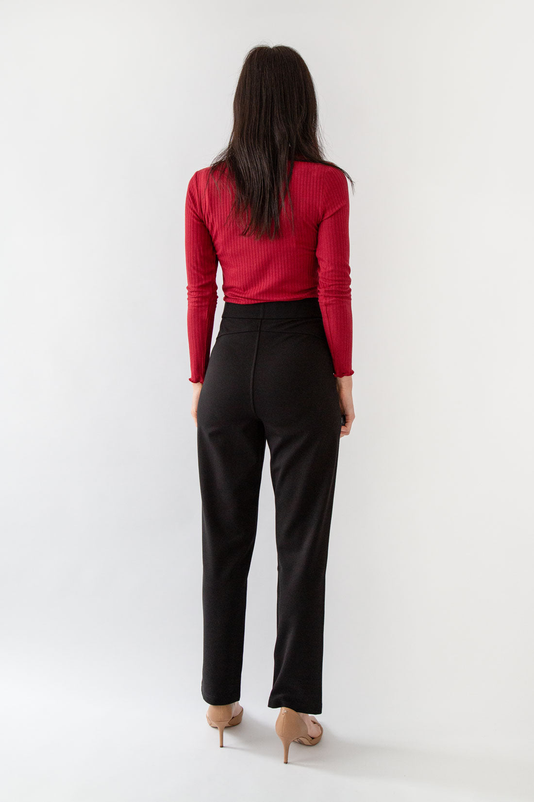 Tailored Pant in Midnight Black